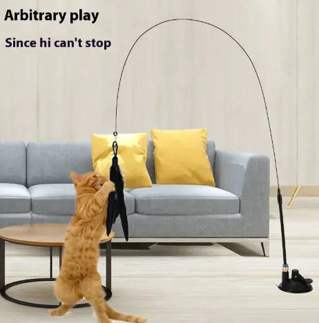 Pounce Play Interactive Cat Teaser Stick