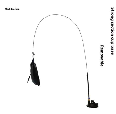 Pounce Play Interactive Cat Teaser Stick