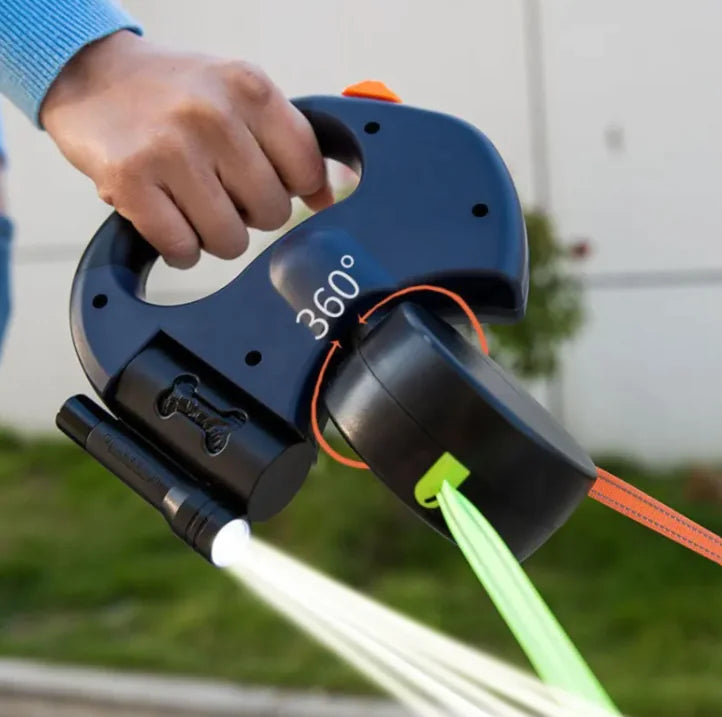 TwinWalk Dual Retractable Dog Leash